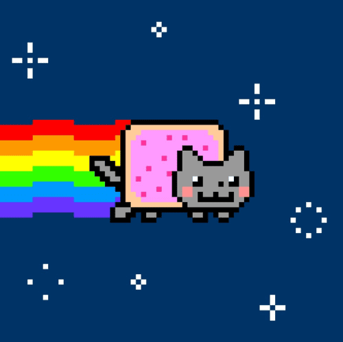 NFT Nyan Cat - by Chris, on Foundation